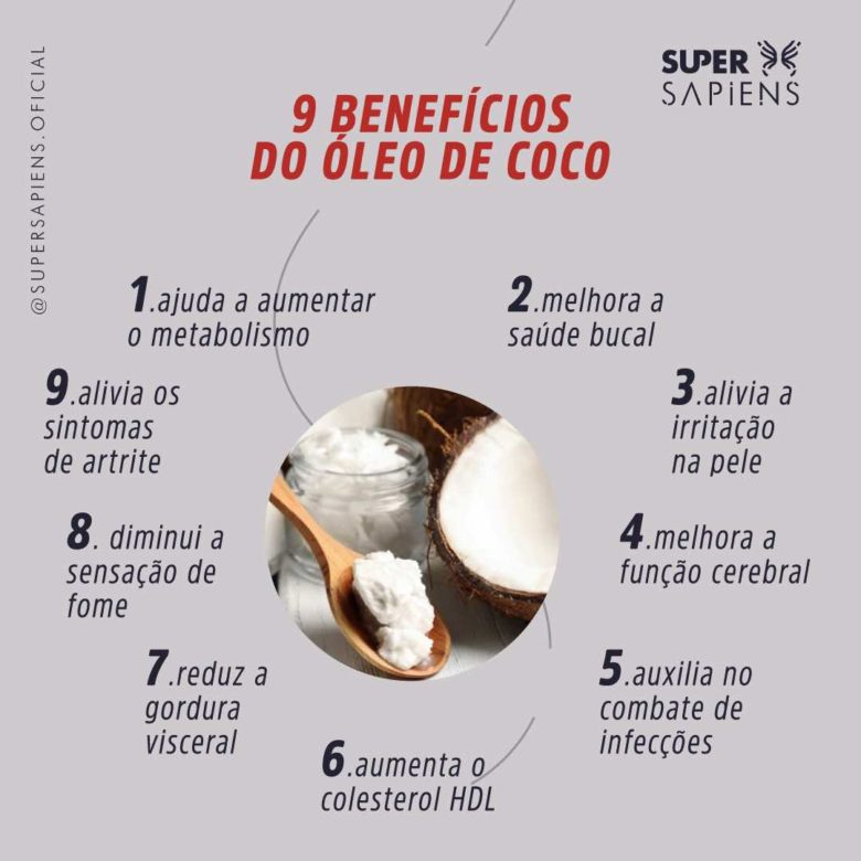 Benefícios do Óleo de Coco